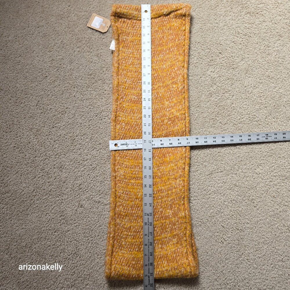 NWT Frye & Co Infinity Scarf Gold Yellow - Picture 6 of 8